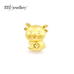 MJ Jewellery 3D 999.9 Pure Gold 12 Zodiac Charm B650 12