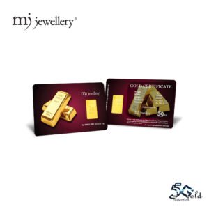 MJ Jewellery 5G Gold Collection 999.9 Gold Bar F21 (1g) 1