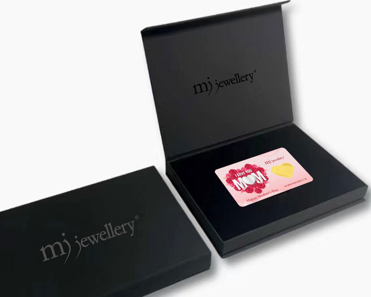 MJ Jewellery 999.9 Gold Bar 1g 3