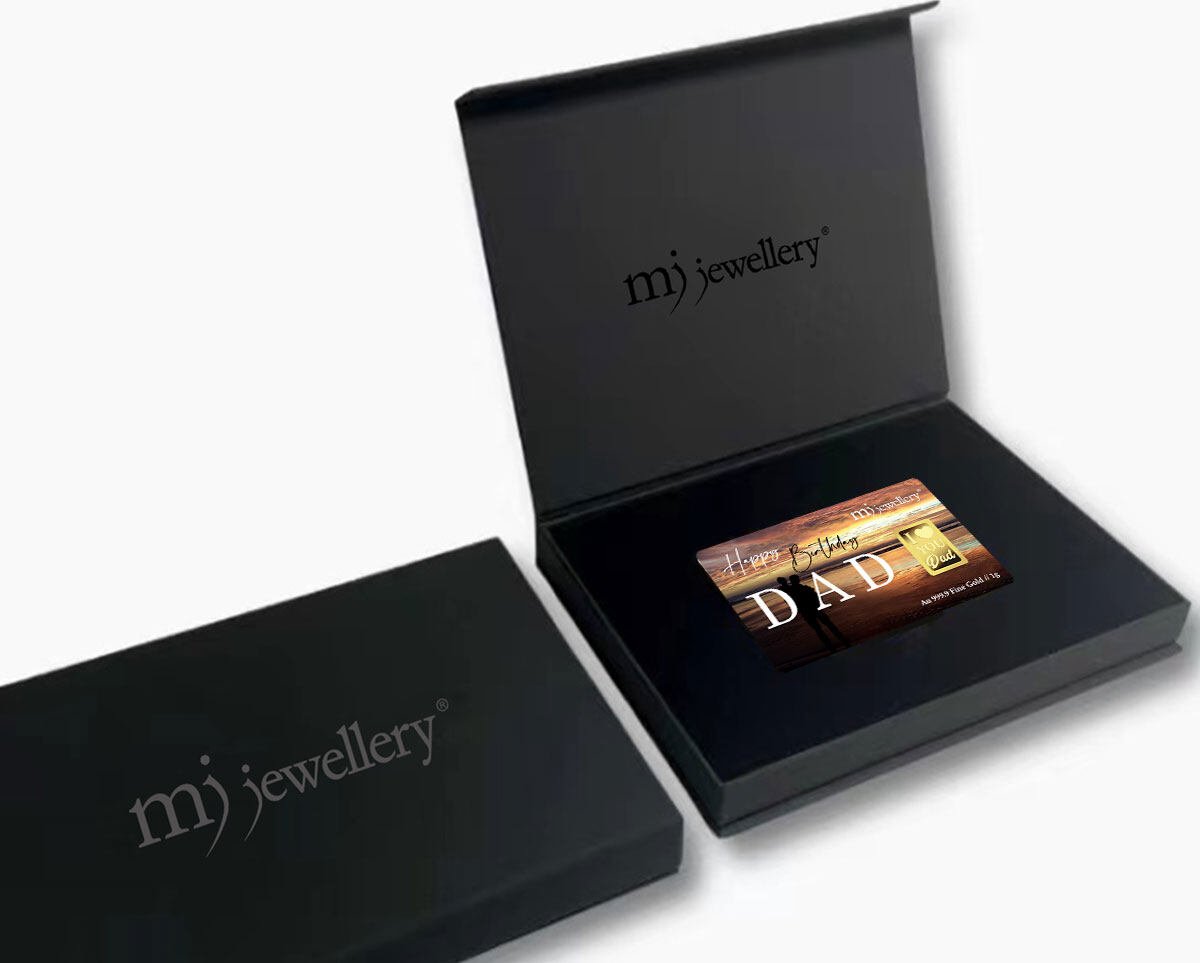 MJ Jewellery 999.9 Gold Bar – Happy Birthday Dad Edition 4