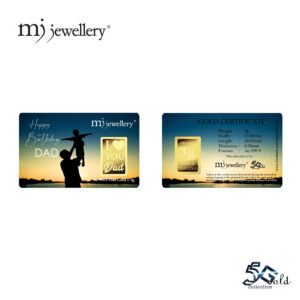 MJ Jewellery 999.9 Gold Bar – Happy Birthday Dad Edition 8