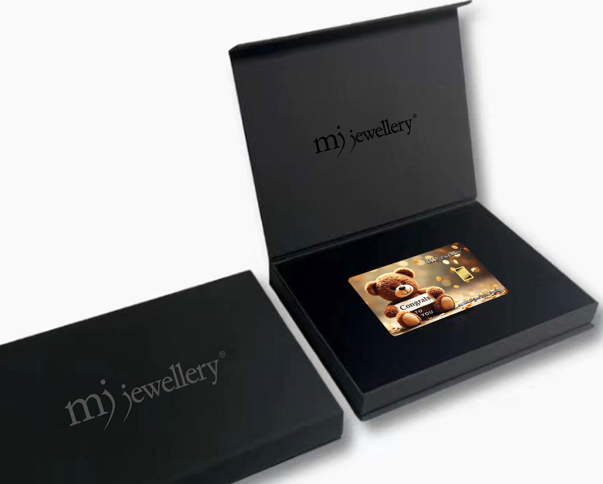 MJ Jewellery Congratulations Gold Bar F61 5