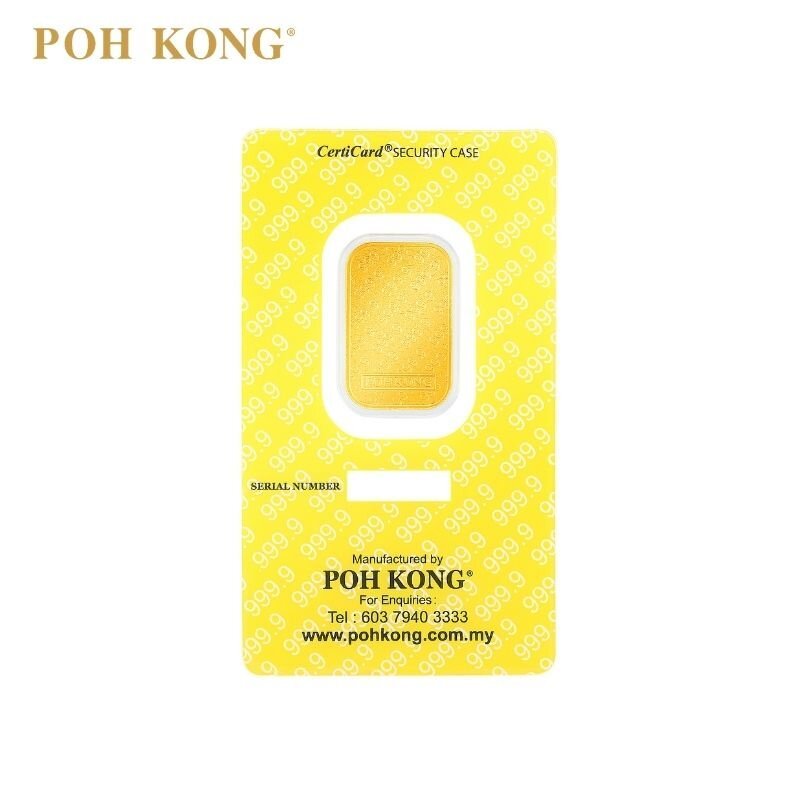 POH KONG 999.924K Gold Bunga Raya Gold Bar (3g) 2