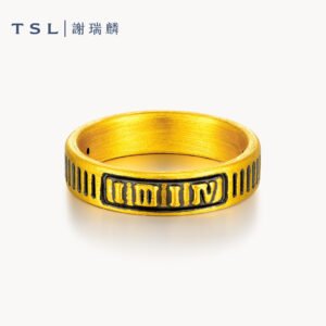TSL MAÐUR 999 Pure Gold Ring X5268 1
