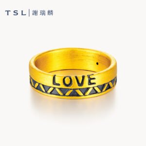 TSL MAÐUR 999 Pure Gold Ring for Men (X5269) 1