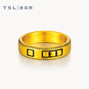 TSL 謝瑞麟 MAÐUR 999 Pure Gold Ring (X5266) 1