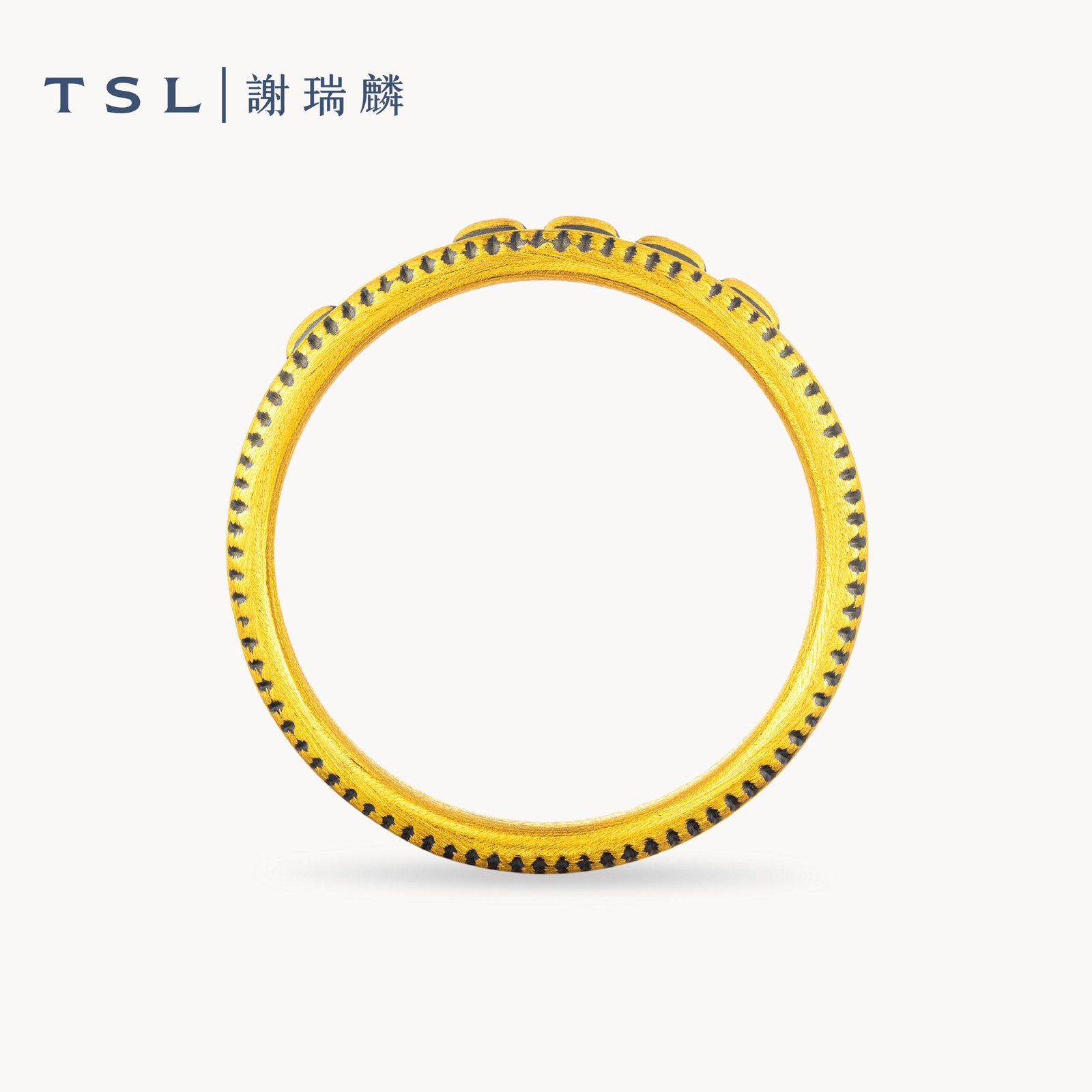 TSL 謝瑞麟 MAÐUR Men’s 999 Pure Gold Ring X5265 3