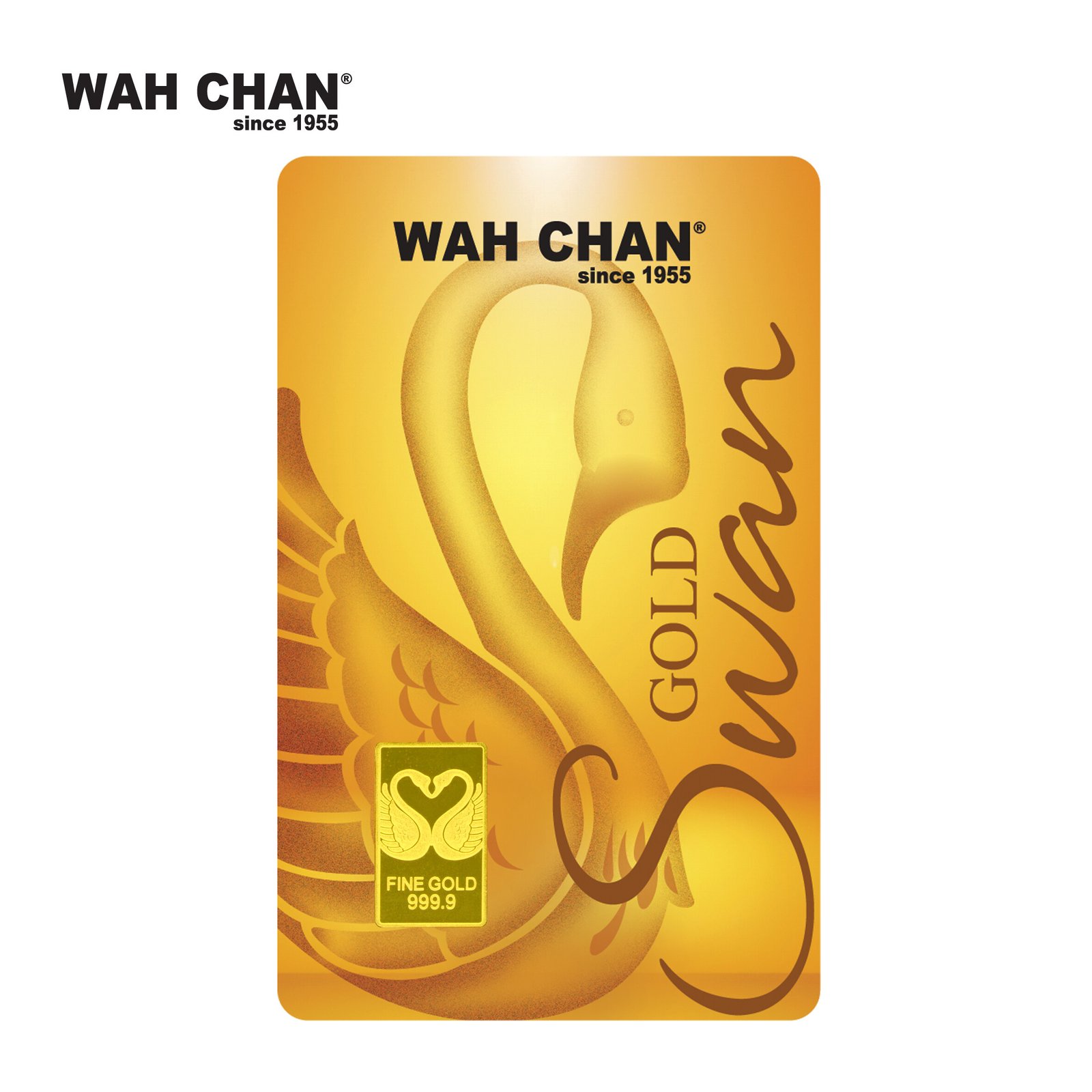 WAH CHAN 2g 999.9 Fine Gold Bar (2g.Swan) 1