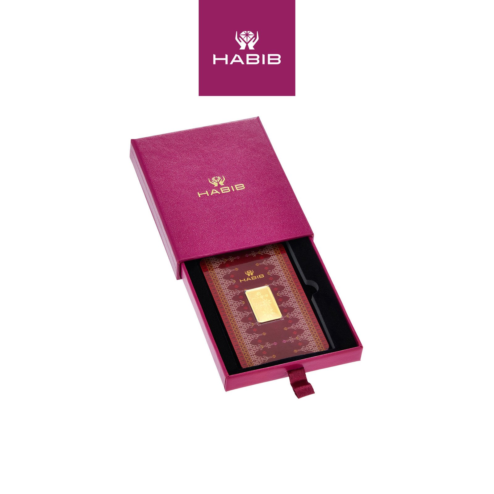 HABIB 10g 999.9 Gold Bar (Songket) – LBMA Certified Fine Gold 10