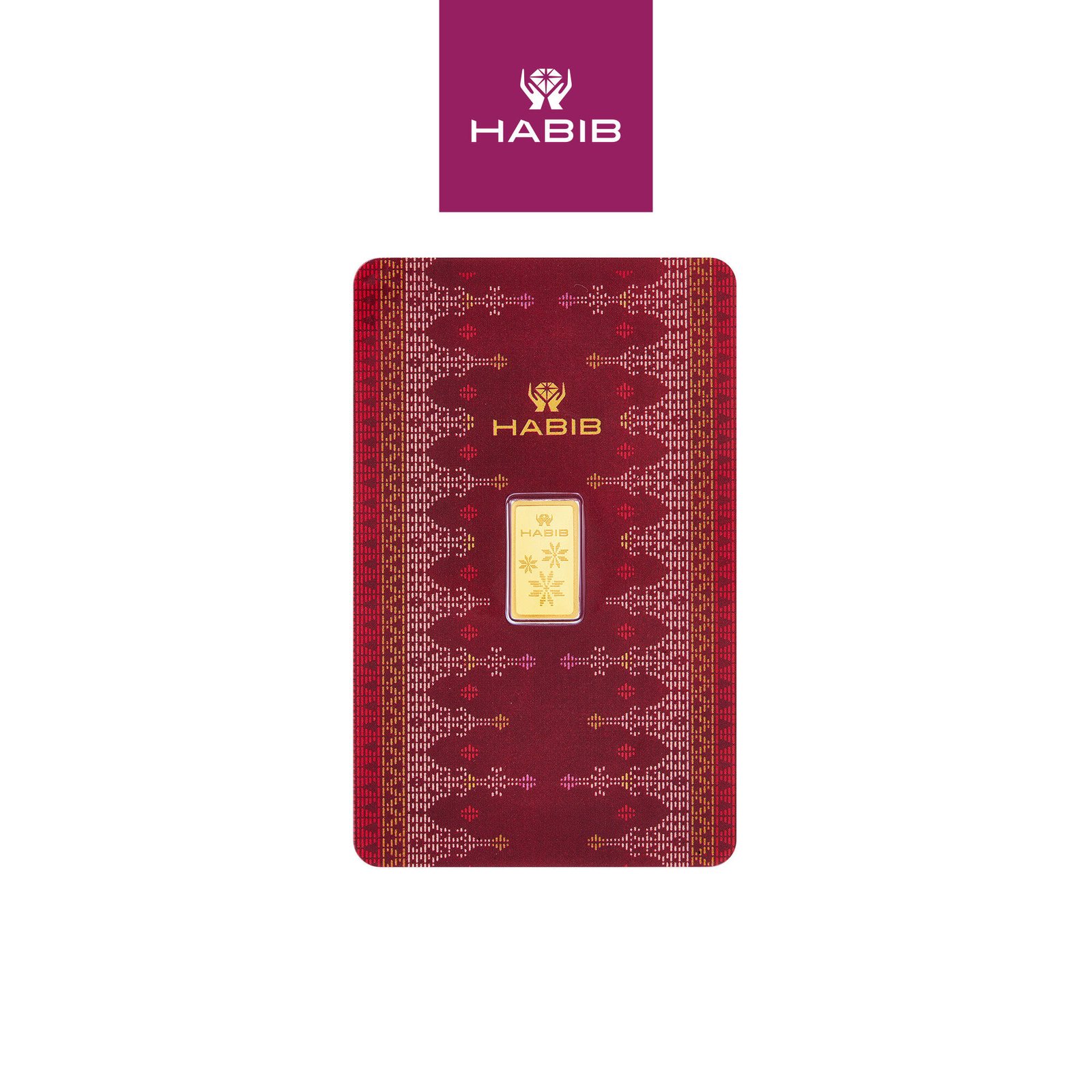 HABIB 1g 999.9 Gold Bar (Songket) – LBMA Certified 4