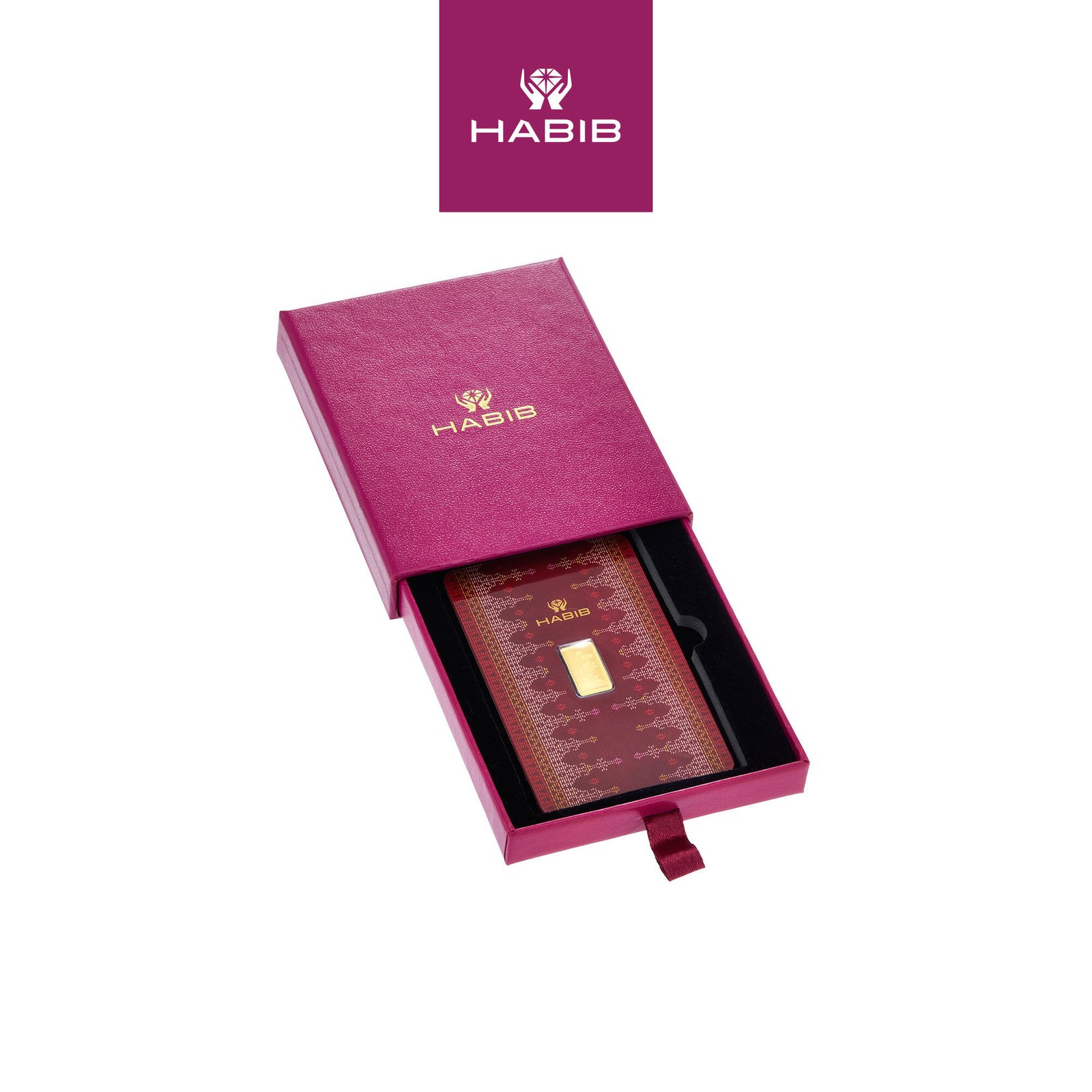 HABIB 1g 999.9 Gold Bar (Songket) – LBMA Certified 8