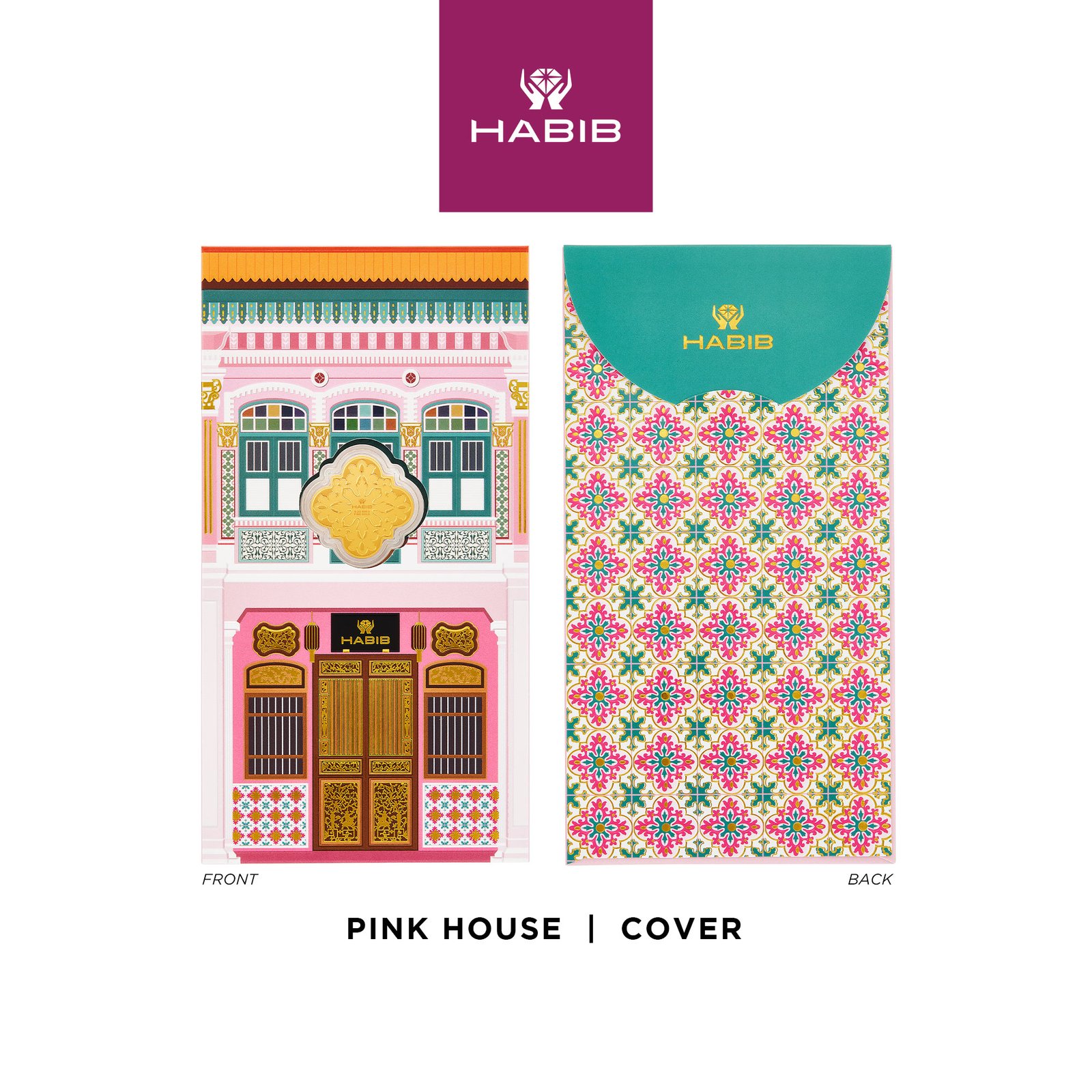 HABIB Peranakan Houses Collection Set 999.9 Gold Wafer (0.20g – 0.40g) 10