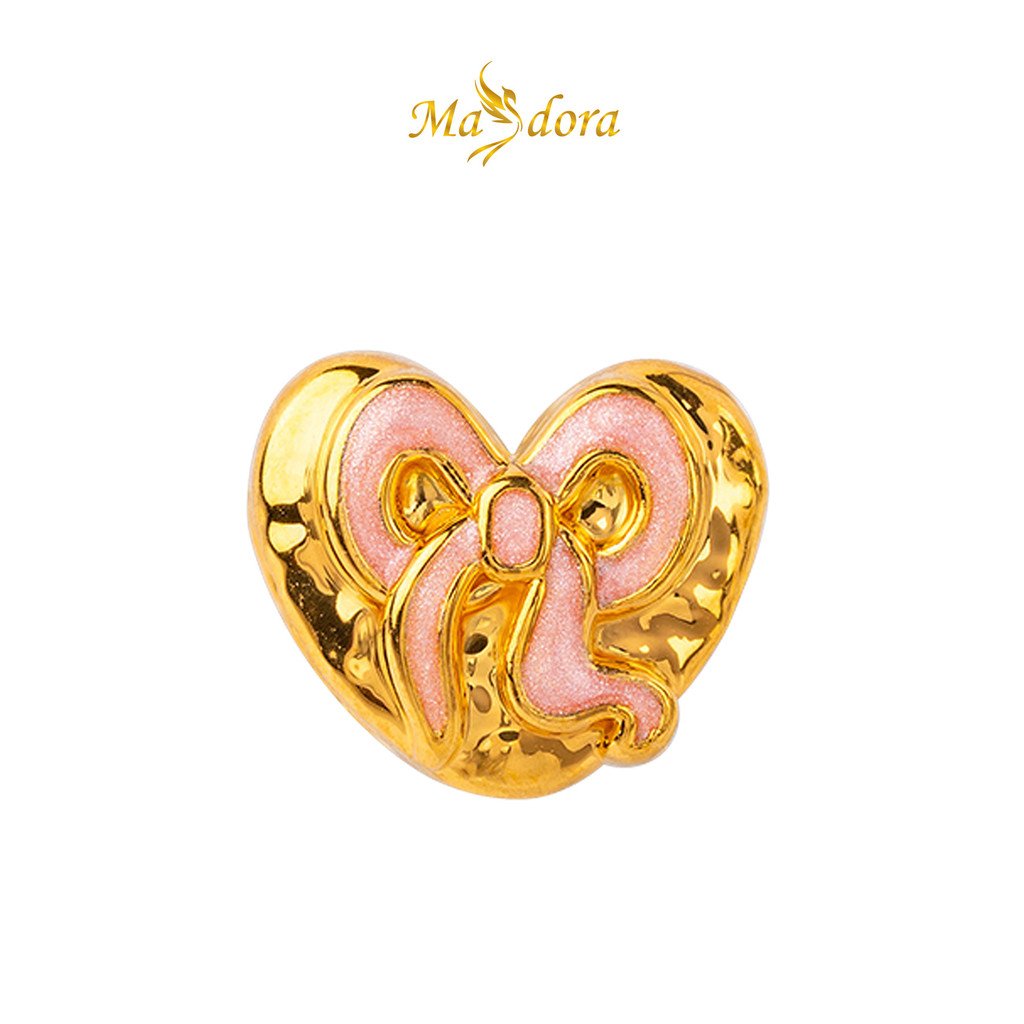 MASDORA 999 Gold Beads Bead Emas ~ HG Ribbon Love (EMAS 99924K) 2