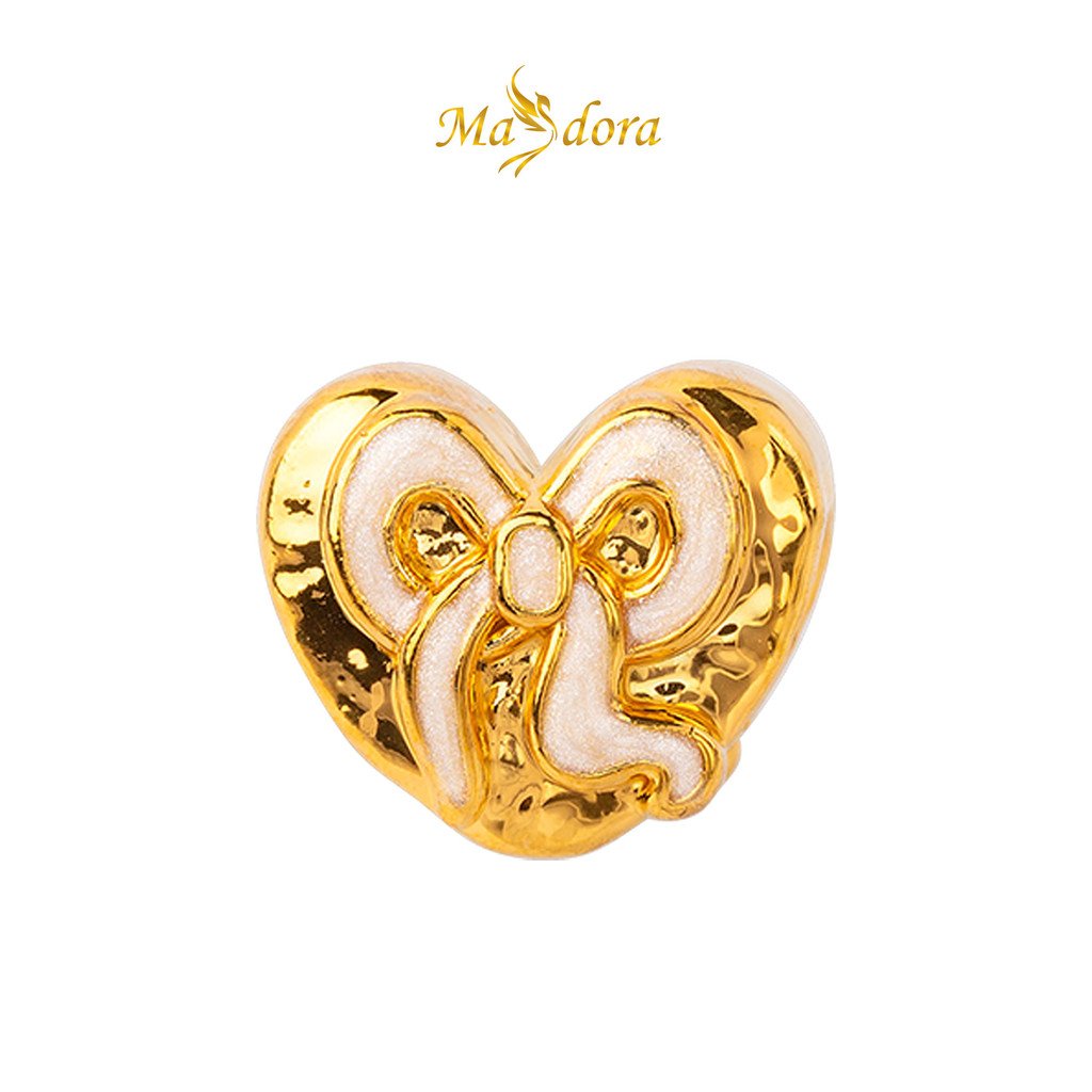 MASDORA 999 Gold Beads Bead Emas ~ HG Ribbon Love (EMAS 99924K) 3