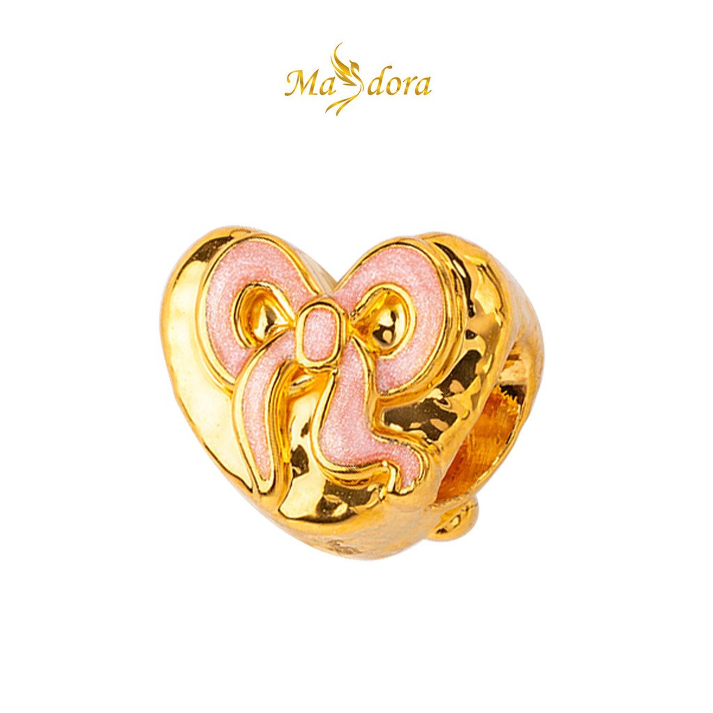 MASDORA 999 Gold Beads Bead Emas ~ HG Ribbon Love (EMAS 99924K) 4