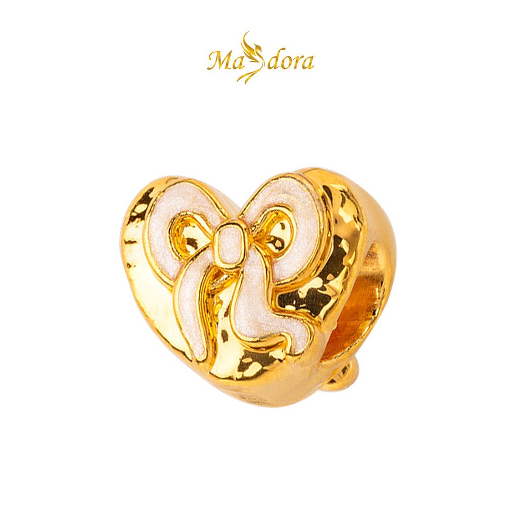 MASDORA 999 Gold Beads Bead Emas ~ HG Ribbon Love (EMAS 99924K) 5