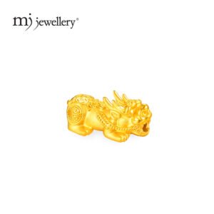 MJ Jewellery 3D 999.924K Pure Gold Pixiu (4 grams ±) 1