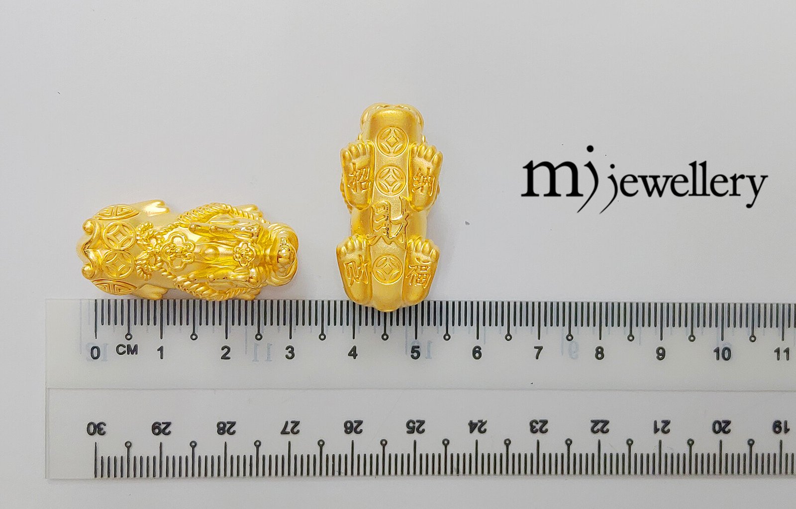MJ Jewellery 3D 999.924K Pure Gold Pixiu (4 grams ±) 4