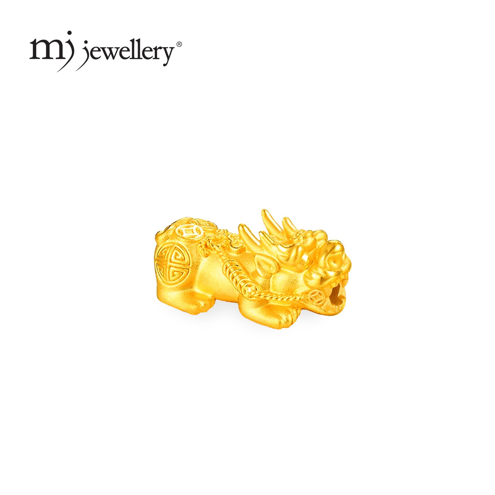 MJ Jewellery 3D 999.924K Pure Gold Pixiu (4 grams ±) 5