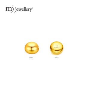 MJ Jewellery 999.924K Pure Gold Gold Bean 金豆 – GB004 1