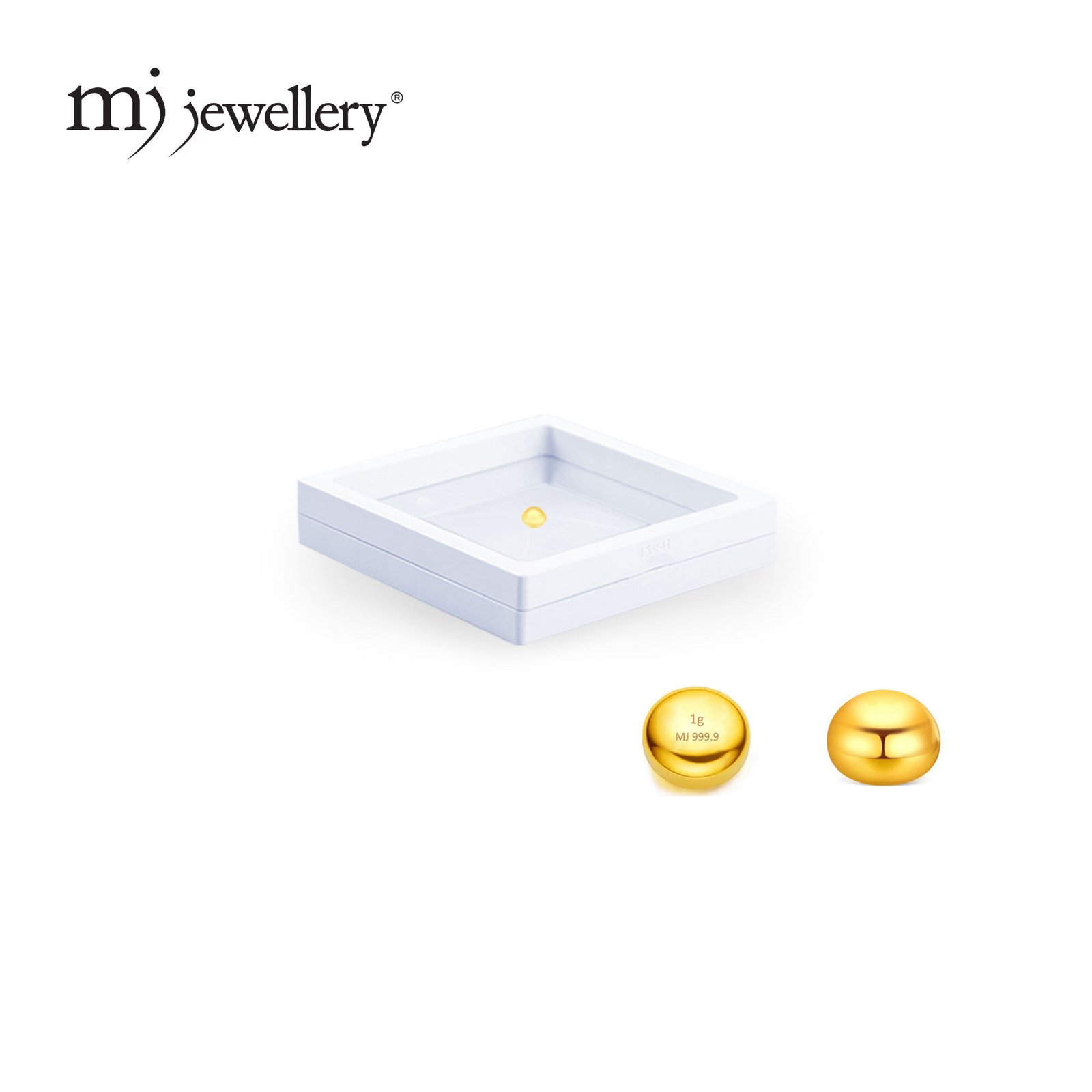 MJ Jewellery 999.924K Pure Gold Gold Bean 金豆 – GB004 4