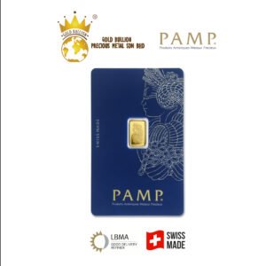 PAMP Suisse Lady Fortuna 1g Gold Bar (999.9) with Veriscan® Technology 1