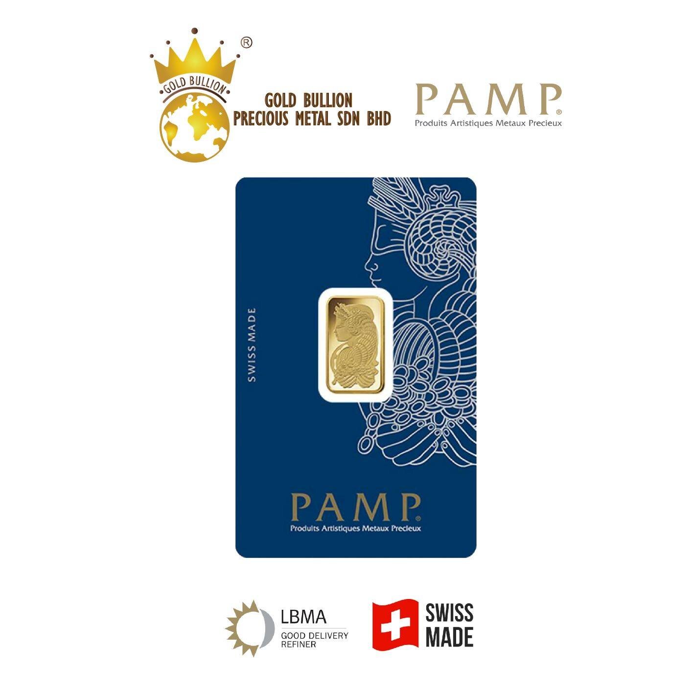PAMP Suisse Lady Fortuna 5g Gold Bar (999.9) with Veriscan® Technology 4