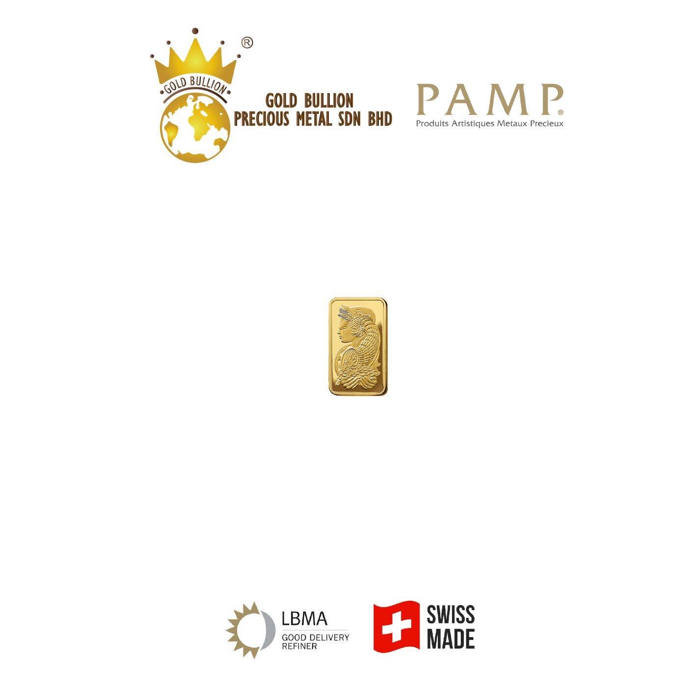 PAMP Suisse Lady Fortuna 5g Gold Bar (999.9) with Veriscan® Technology 6