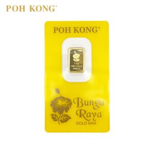POH KONG 999.924K Gold Bunga Raya Gold Bar (1.5G) 1