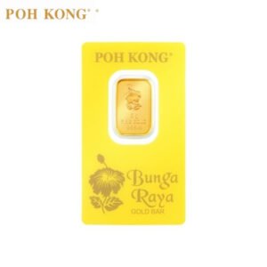 POH KONG 999.924K Gold Bunga Raya Gold Bar (3G) 1