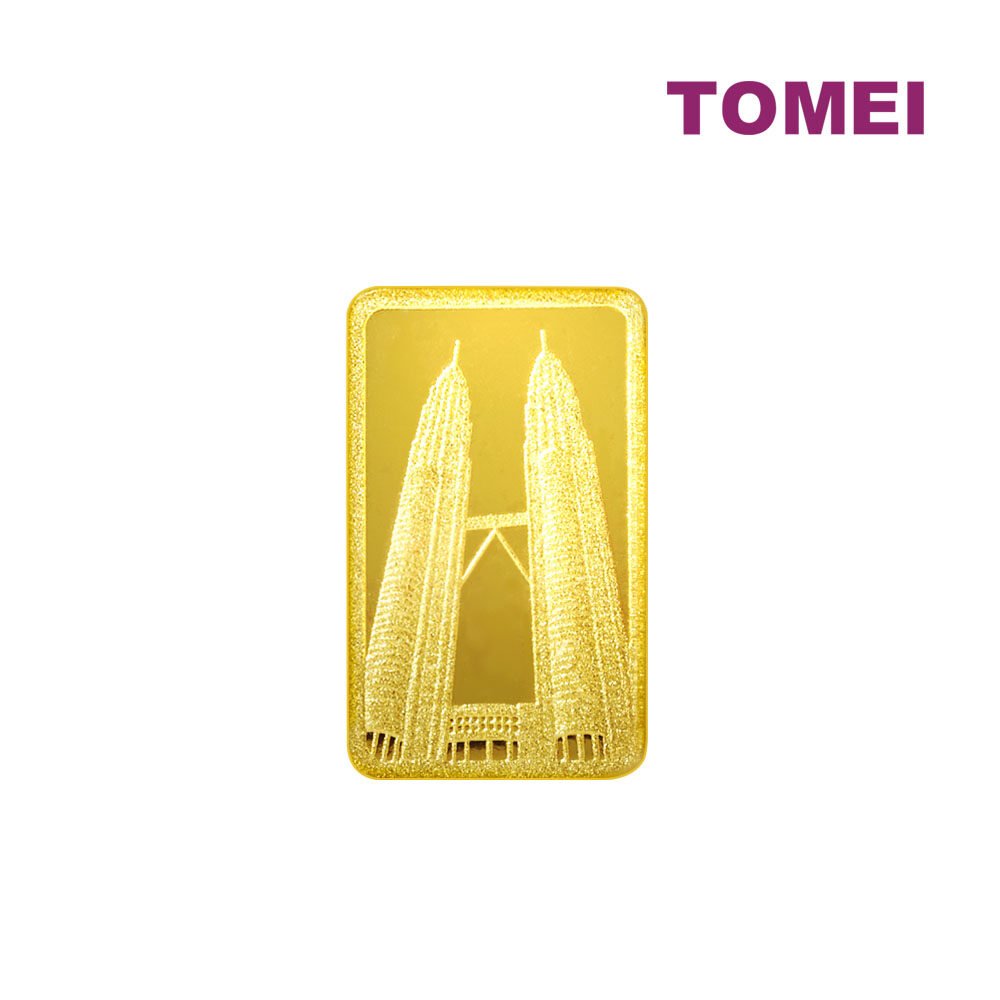 [TOMEI Exclusive] Twin Towers Gold Bar 2G Fine Gold 9999 2