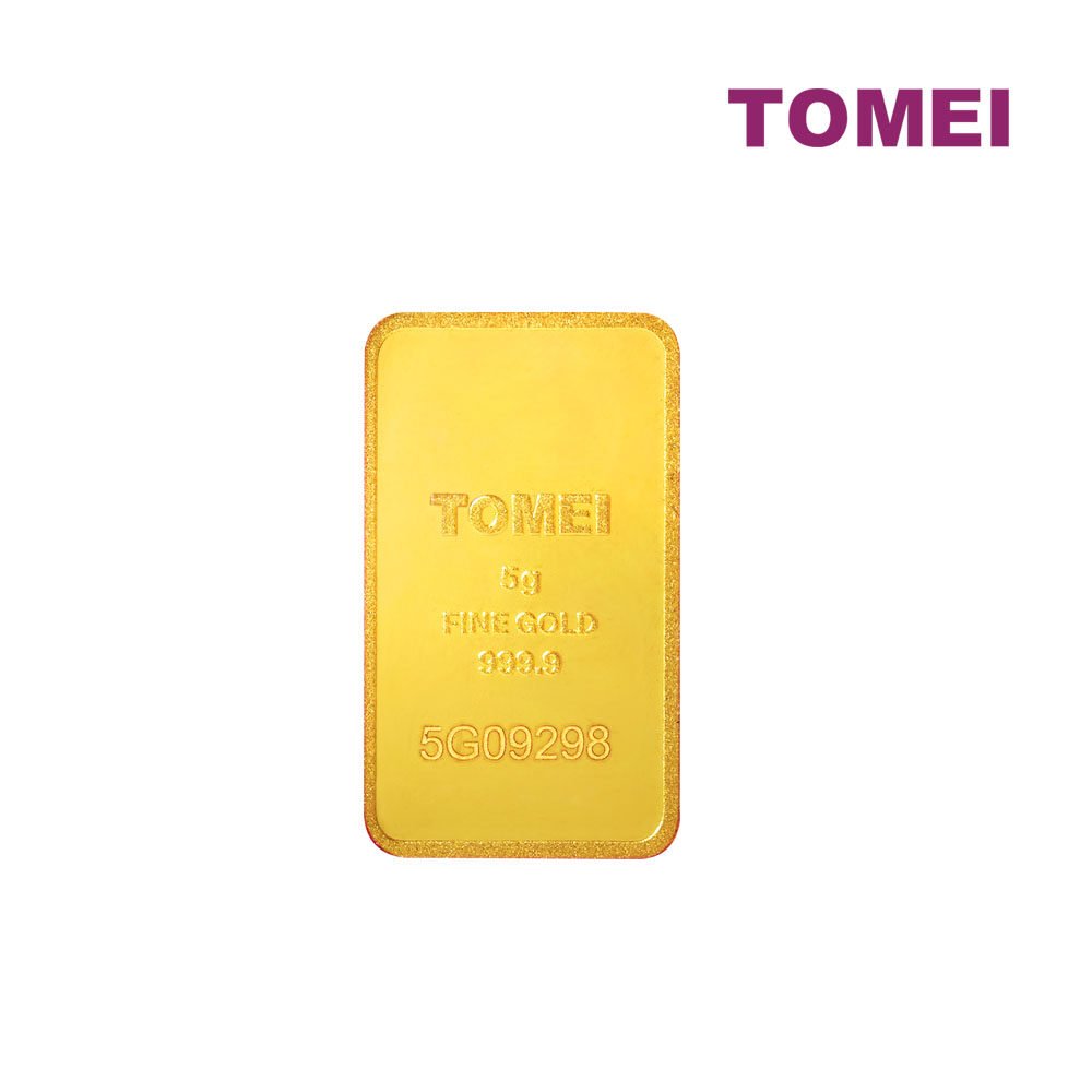 [TOMEI Exclusive] Twin Towers Gold Bar 5G Fine Gold 9999 3