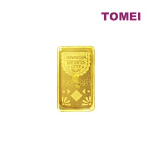 TOMEI Pamp NASCAR Mexico City 2025 1g Fine Gold Bar 999.9 1