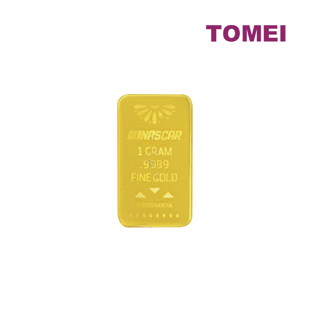 TOMEI Pamp NASCAR Mexico City 2025 1g Fine Gold Bar 999.9 2