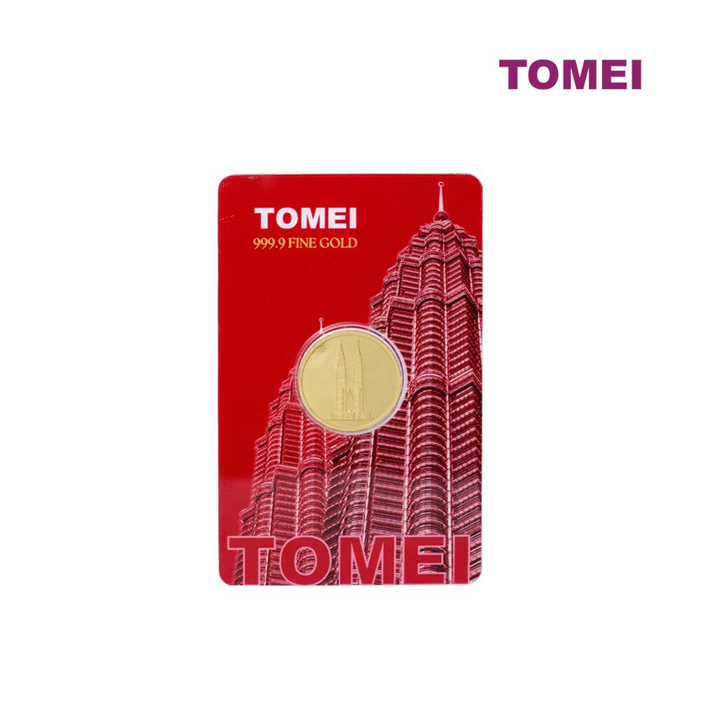 [Tomei Exclusive] KLCC Twin Towers Gold Bar Fine Gold 999.9 2