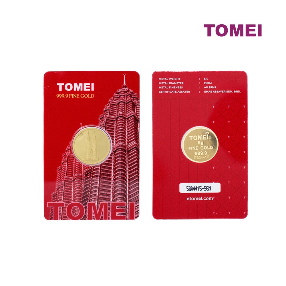 [Tomei Exclusive] KLCC Twin Towers Gold Bar Fine Gold 999.9 4