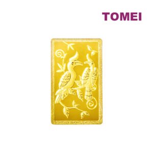 Tomei Hornbill Gold Bar 3.11G Blue Card Fine Gold 9999 2