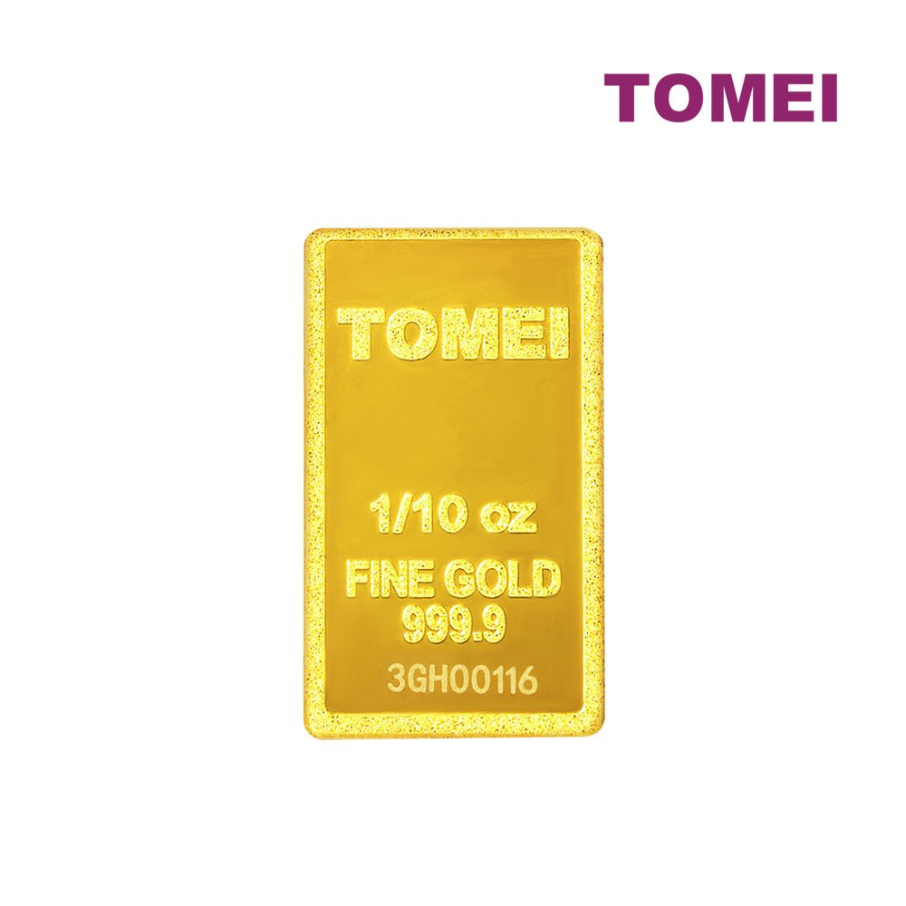 Tomei Hornbill Gold Bar 3.11G Pink Card Fine Gold 9999 3