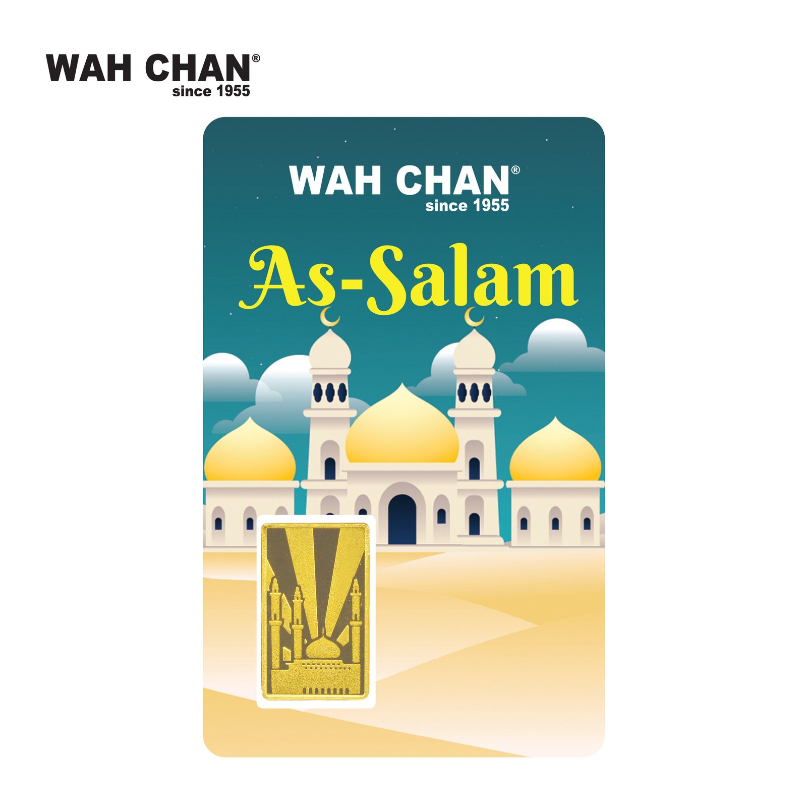 WAH CHAN 5g 999.9 Fine Gold Bar – As-Salam (5g.AS) 1