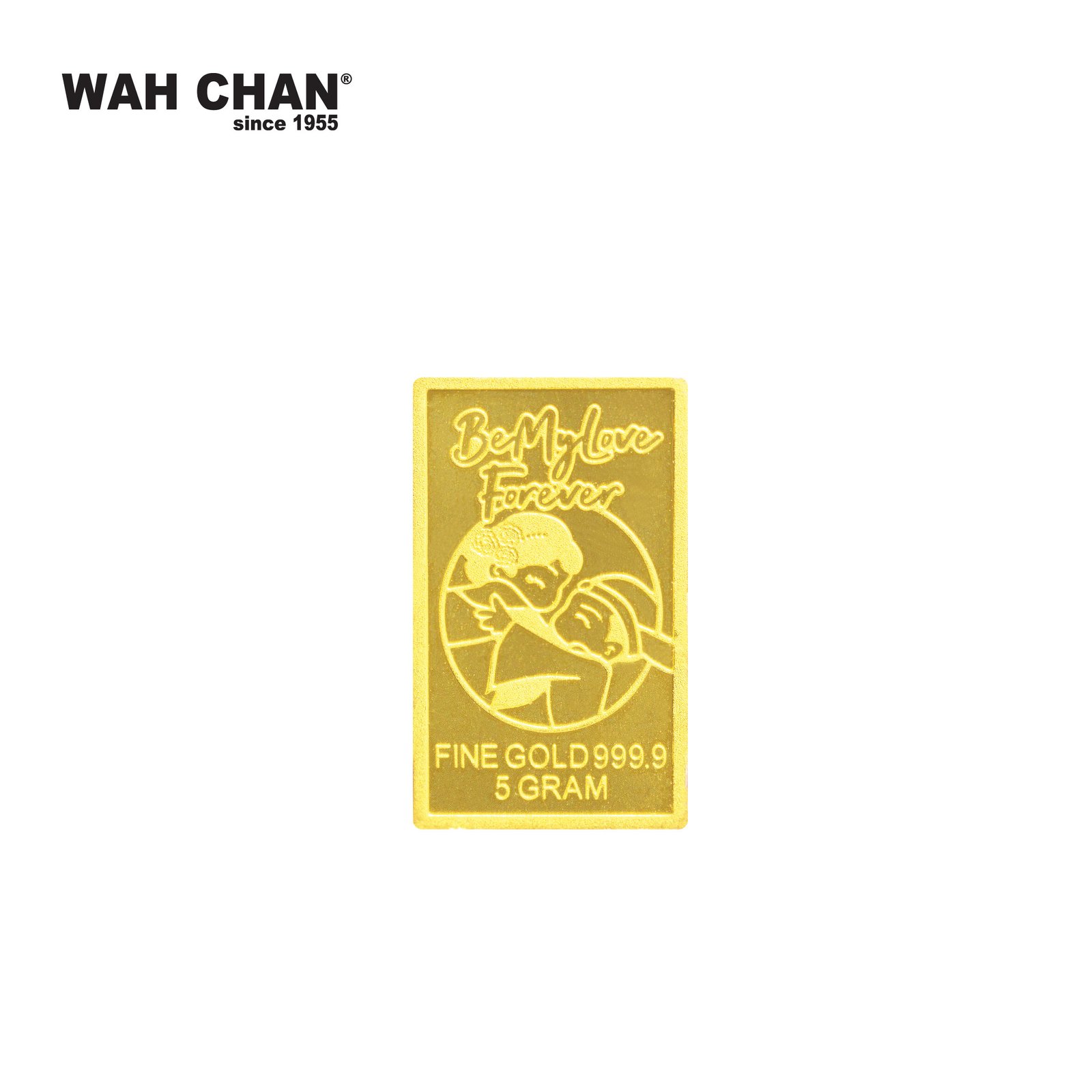 WAH CHAN 5g 999.9 Fine Gold Bar – Wedding Bliss百年好合 (5g.WB) 4