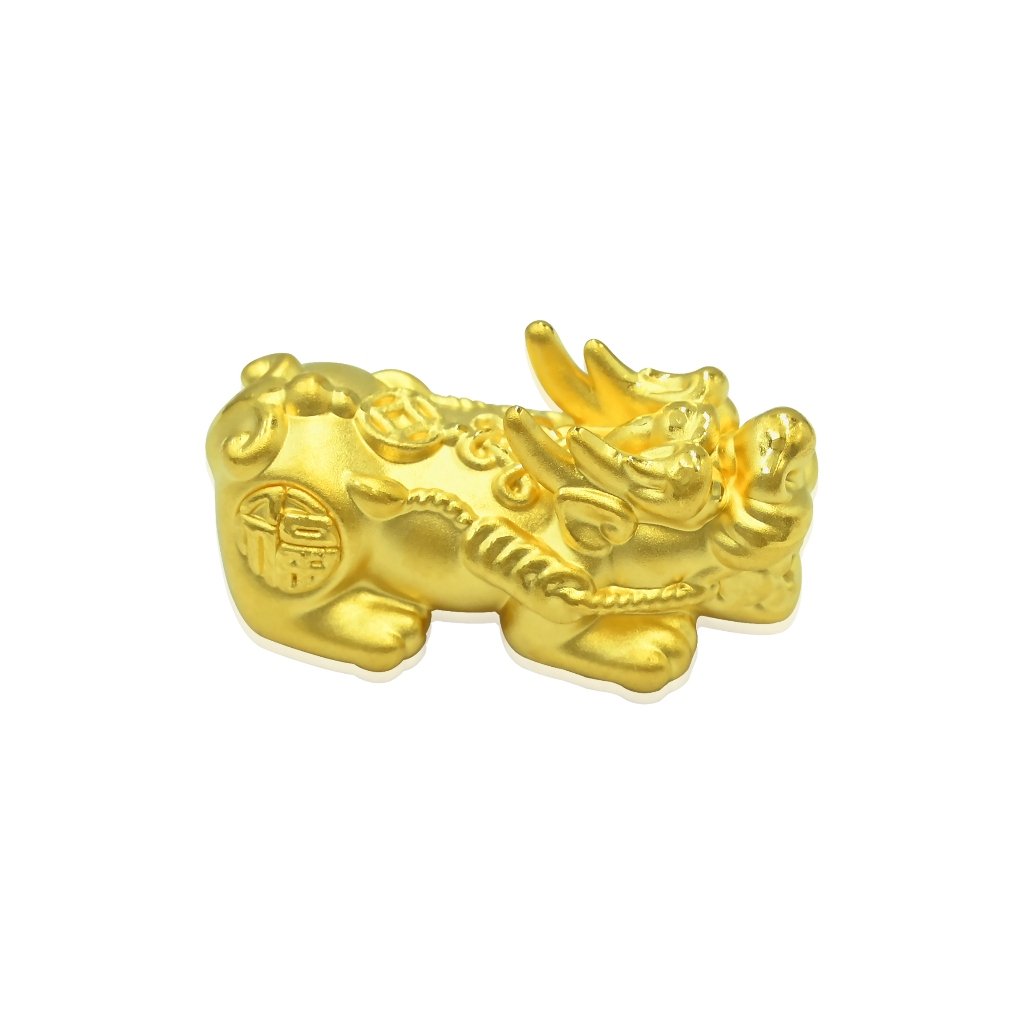 WAH CHAN 999 Gold Pendant B35 - Dragon Pixiu 1
